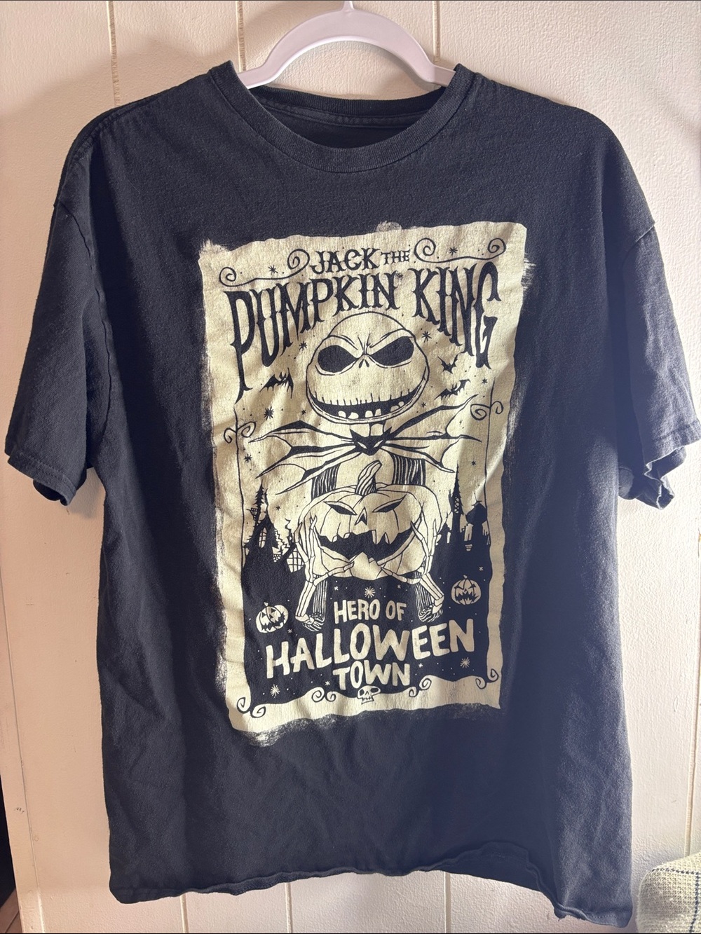 522 - Jack The Pumpkin King Black Graphic Tee